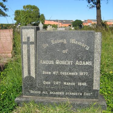 ADAMS Angus Robert 1877-1948