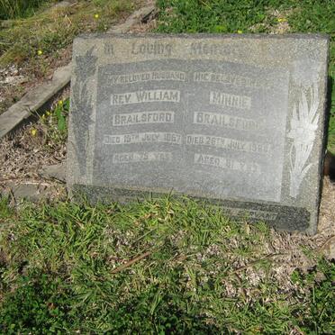 BRAILSFORD William -1957 &amp; Minnie -1966