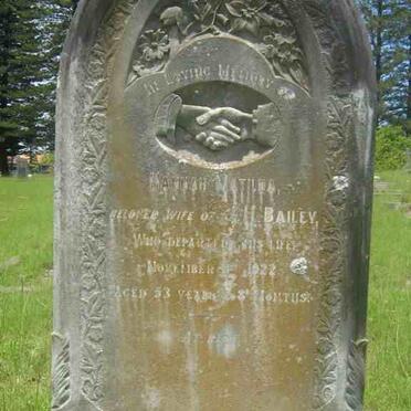BAILEY Hannah Matilda -1922
