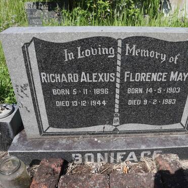 BONIFACE Richard Alexus 1896-1944 &amp; Florence May 1903-1983