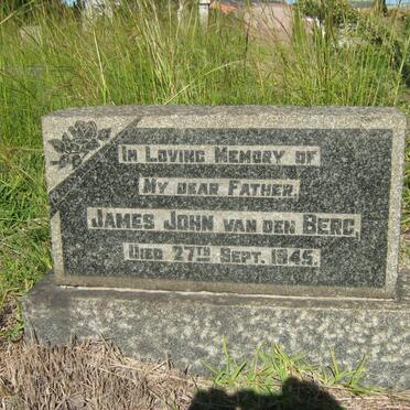 BERG James John, van den -1945