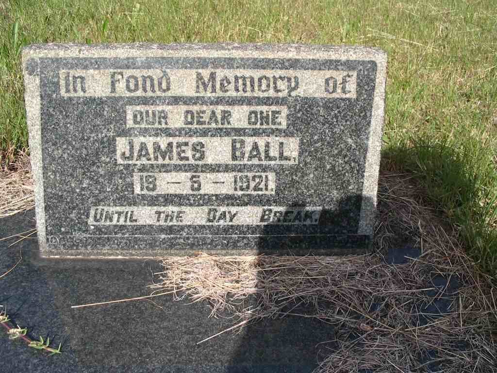 BALL James -1921