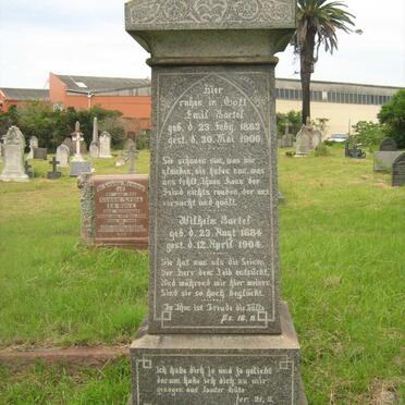 BARTEL Emil 1883-1900 &amp; Wilhelm 1884-1904