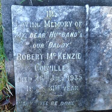 COLVILLE Robert McKenzie -1935