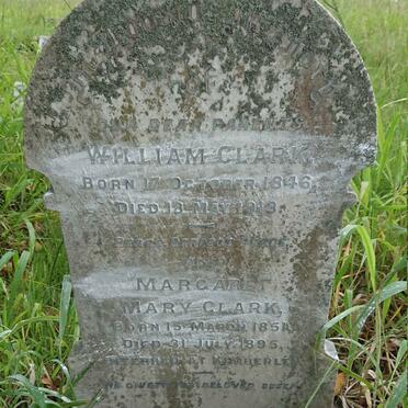 CLARK William 1846-1913 &amp; Margaret Mary 1851-1895