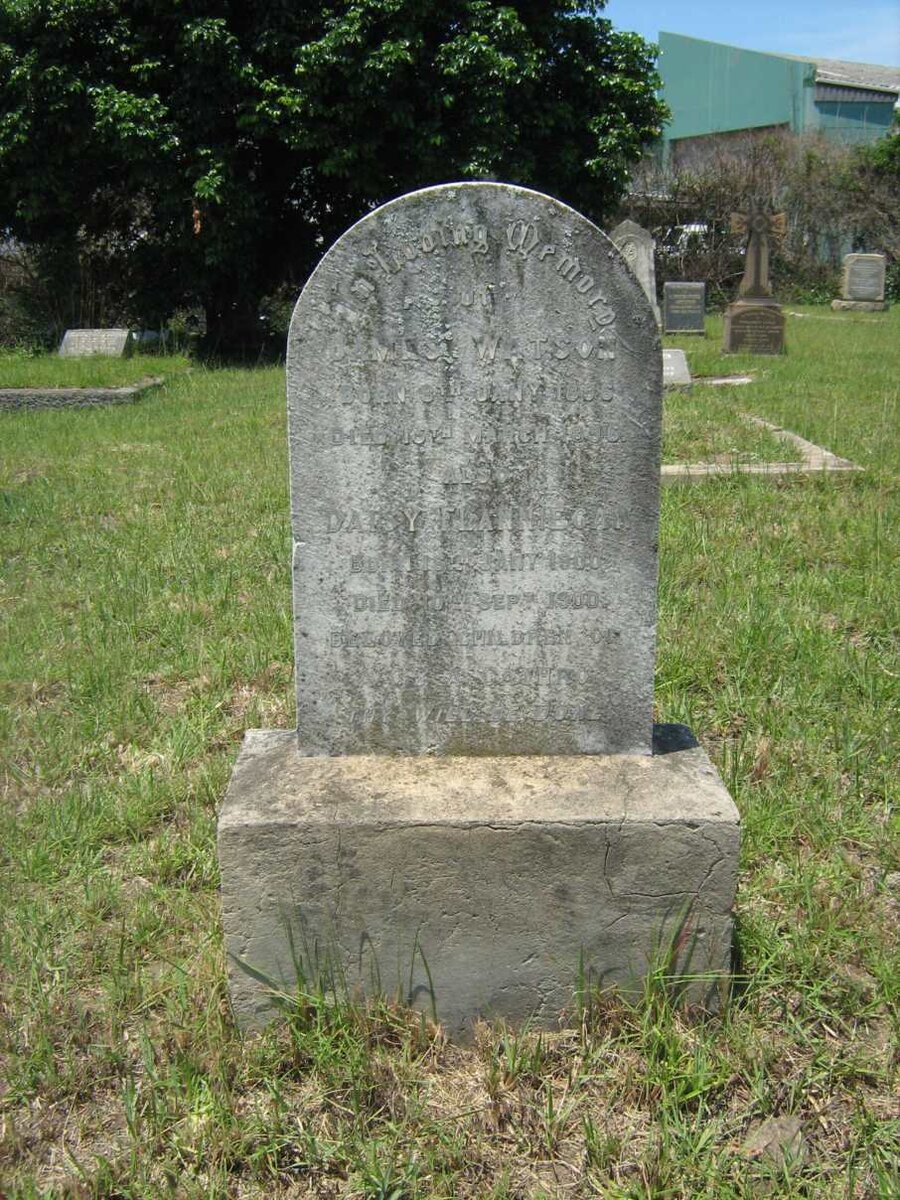 CATHRO James Watson 1896-1896 :: CATHRO Daisy Flanniegan 1900-1900