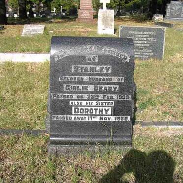 DEARY Stanley -1939 &amp; Dorothy -1958