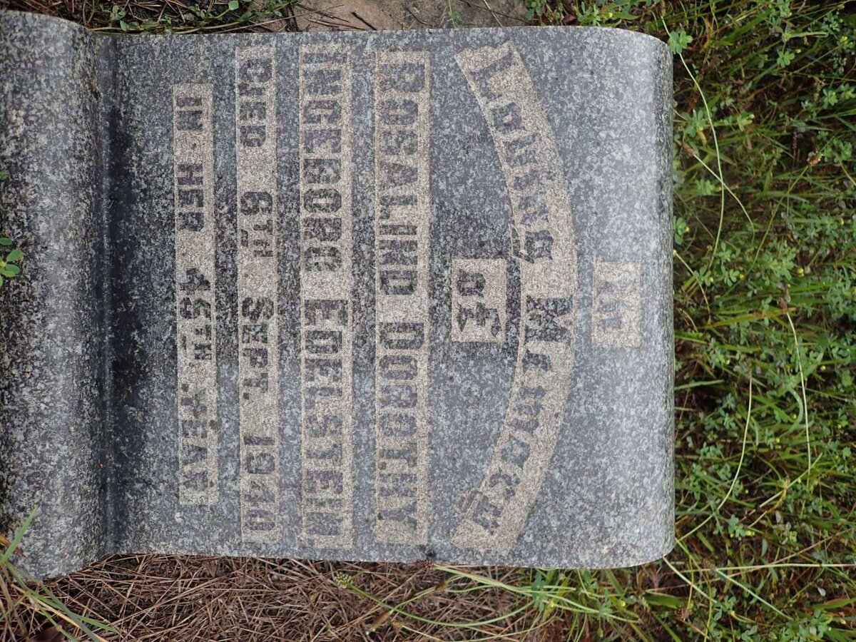 EDELSTEIN Rosalind Dorothy Ingeborg -1940