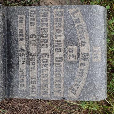 EDELSTEIN Rosalind Dorothy Ingeborg -1940