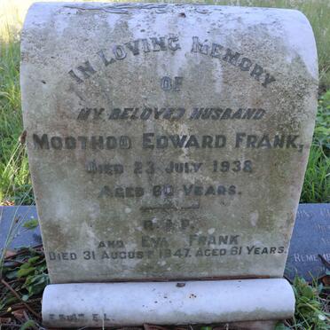 FRANK Moothod Edward -1938 &amp; Eva -1947