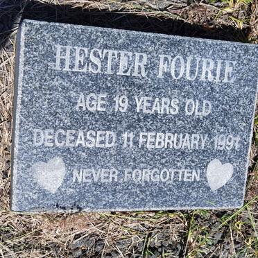 FOURIE Hester -1991