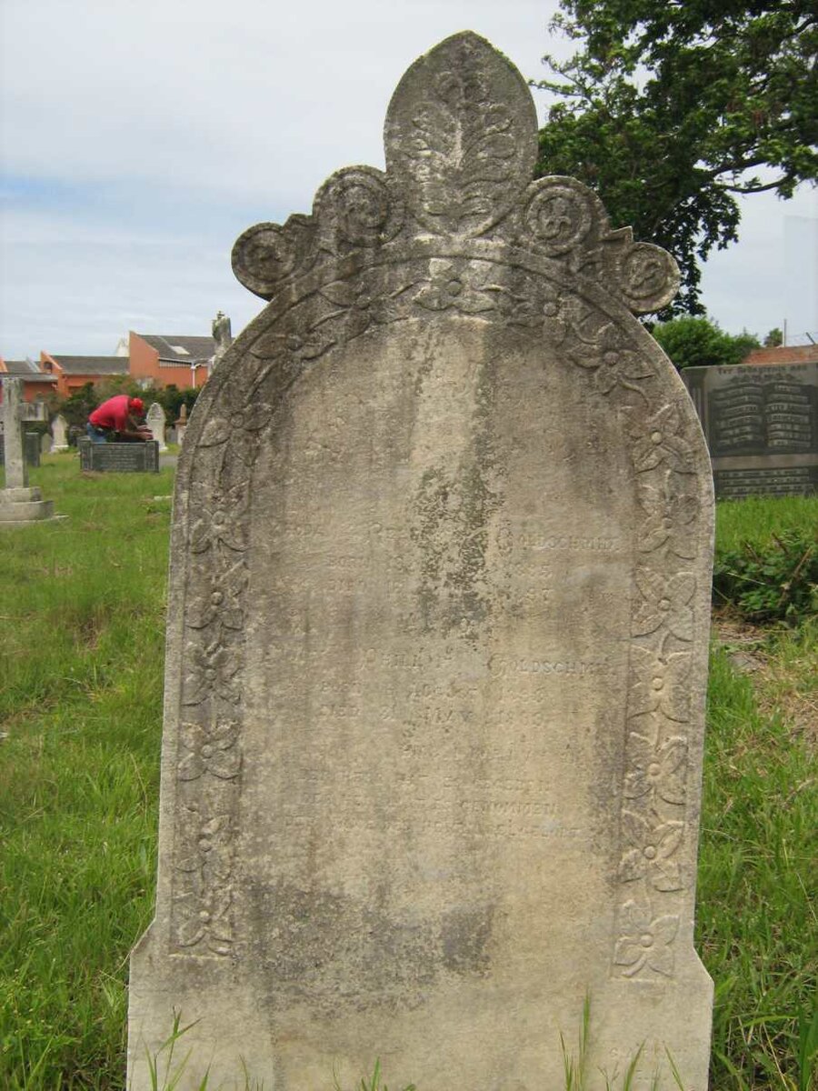 GOLDSCHMIDT Rhoda 1895-1897  :: GOLDSCHMIDT Edwin Phillip 1898-1899