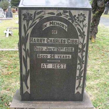 GIBB Harry Charles -1918