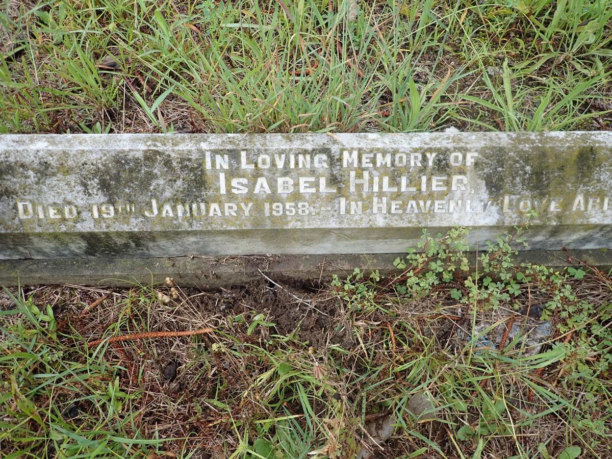 HILLIER Isabel -1958