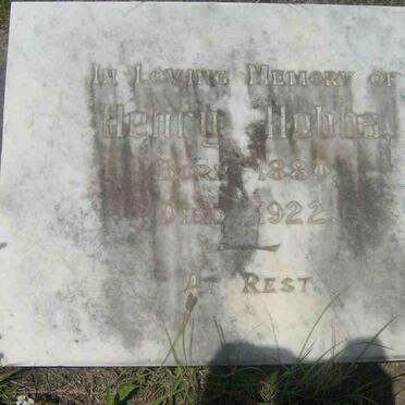 HOBBS Henry 1880-1922