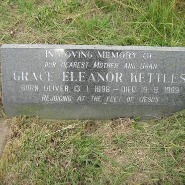 KETTLES Grace Eleanor nee OLIVER 1898-1989