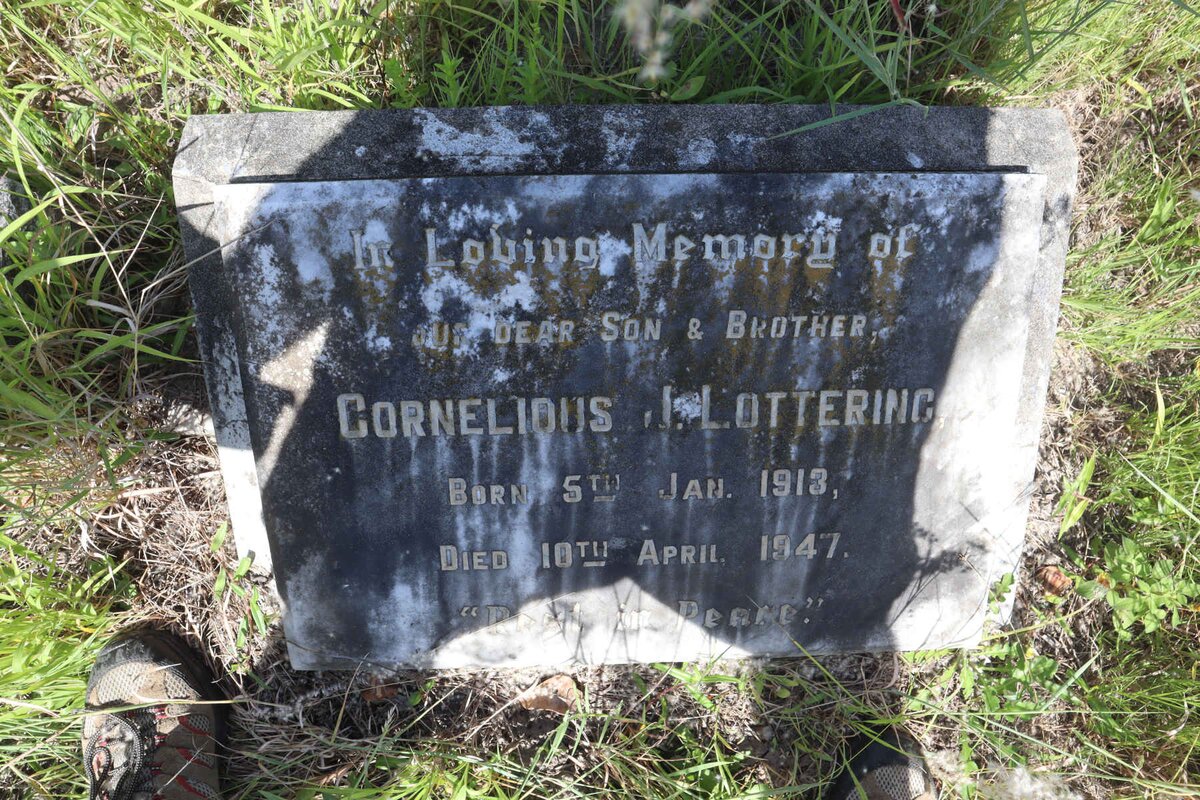 LOTTERING Cornelious J. 1913-1947