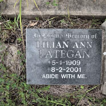 LATEGAN Lilian Ann 1909-2001