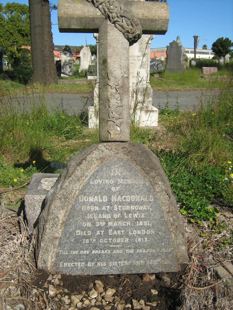 MACDONALD Donald 1861-1913