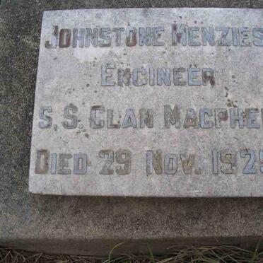 MENZIES Johnstone -1929