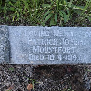 MOUNTFORT Patrick Joseph -1947
