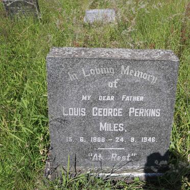 MILES Louis George Perkins 1868-1946