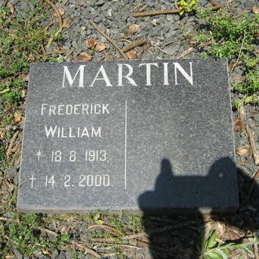 MARTIN Frederick William 1913-2000