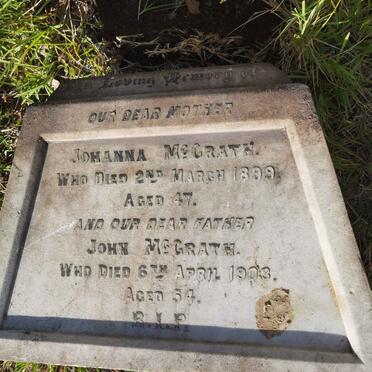 MCGRATH John -1903 &amp; Johanna -1899