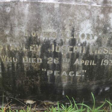 MESSINA Stanley Joseph -1938