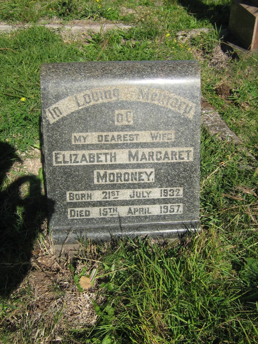 MORONEY Elizabeth Margaret 1932-1957