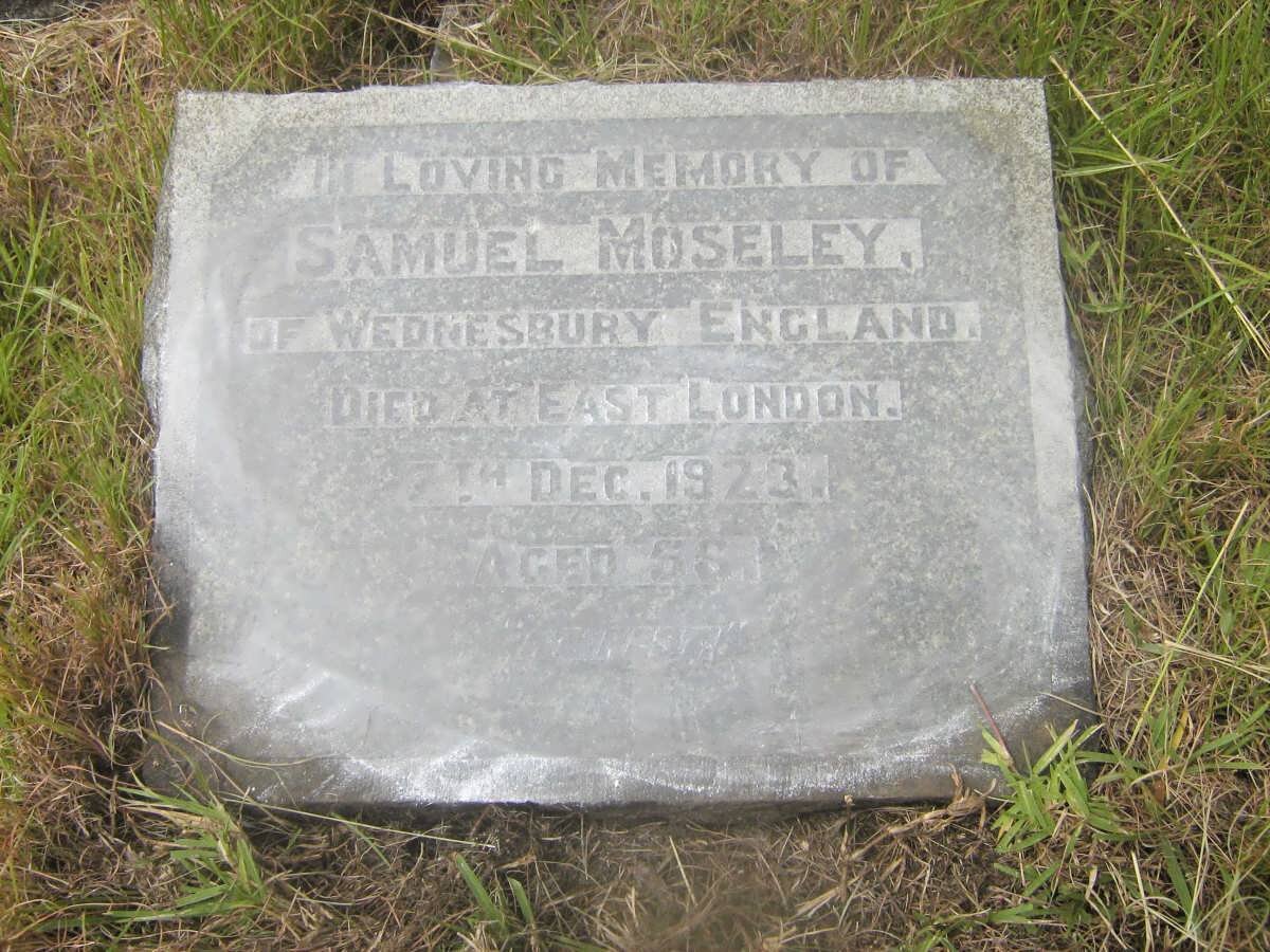 MOSELEY Samuel -1923