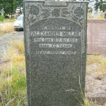 MILLAR Alexander -1918