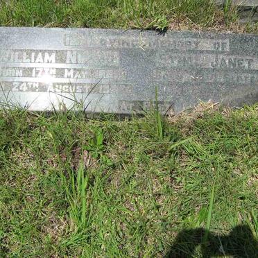 NIMMO William 1868-1922 &amp; Ethel Janet 1878-
