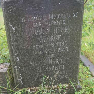 NEUPER Thomas Henry George 1885-1940 &amp; Mabel Harriet Elizabeth 1894-1966