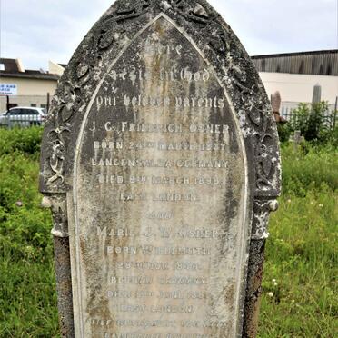 OSNER J.G. Friedrich 1837-1898 &amp; Marie J.W. WIEDEMUTH 1840-1895