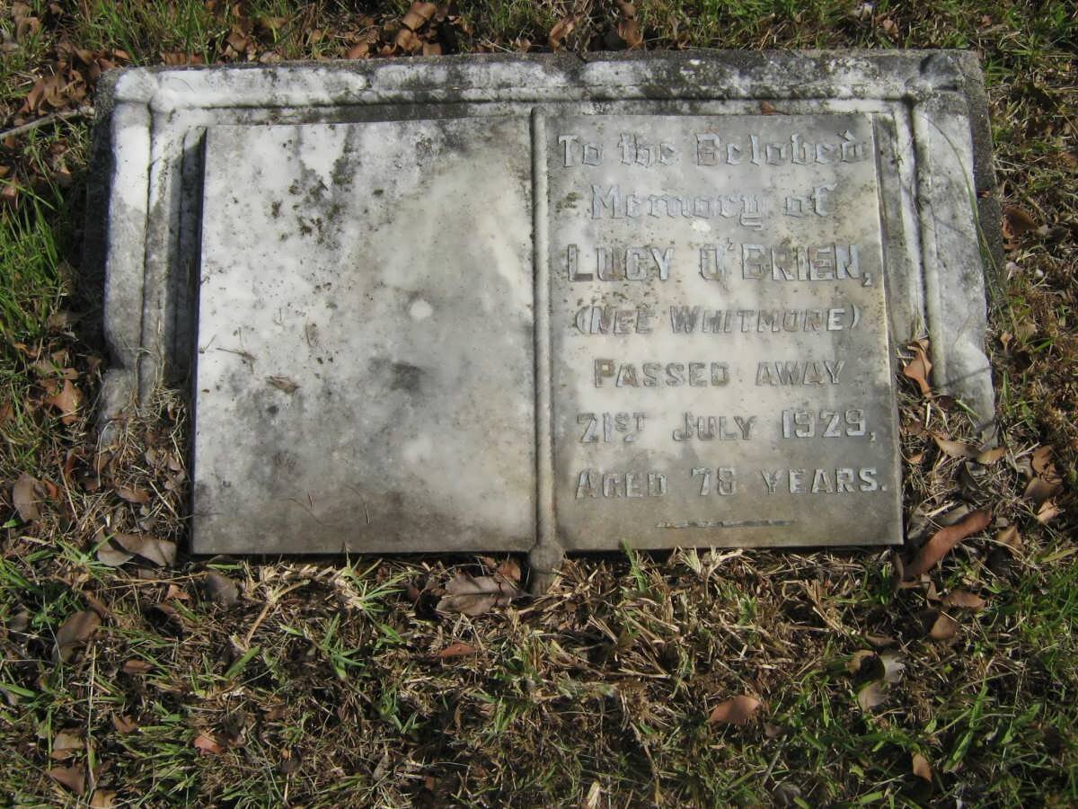 O'BRIEN Lucy nee WHITMORE -1929