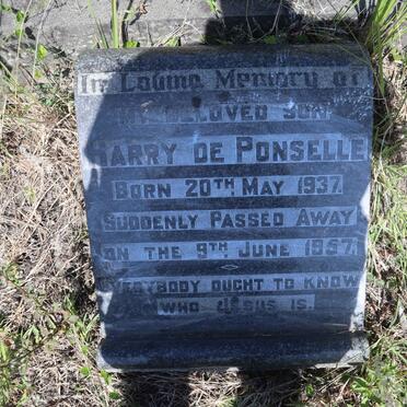 PONSELLE Harry, de 1937-1957