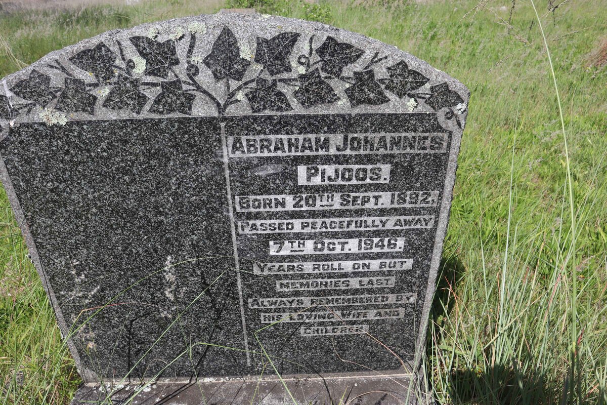PIJOOS Abraham Johannes 1892-1946