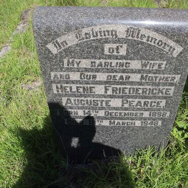 PEARCE Helene Friedericke Auguste 1888-1948