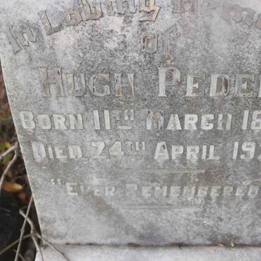 PEDEN Hugh 1877-1920