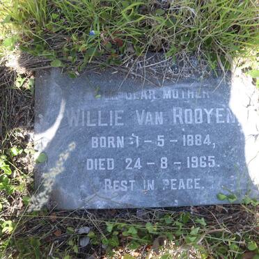 ROOYEN Willie, van 1884-1965