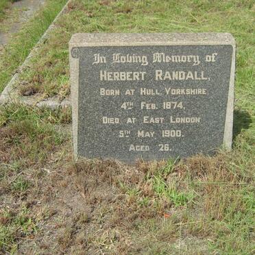 RANDALL Herbert 1874-1900