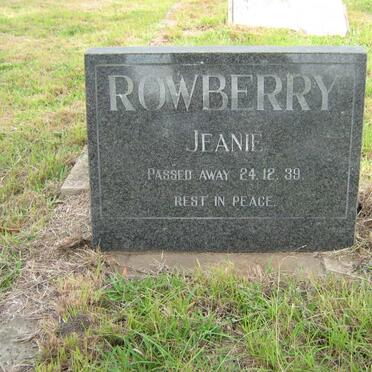 ROWBERRY Jeanie -1939