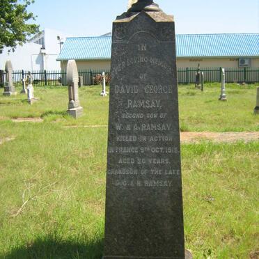 RAMSAY David George -1918 