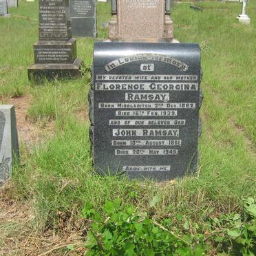 RAMSAY John 1861-1945 &amp; Florence Georgina 1862-1939
