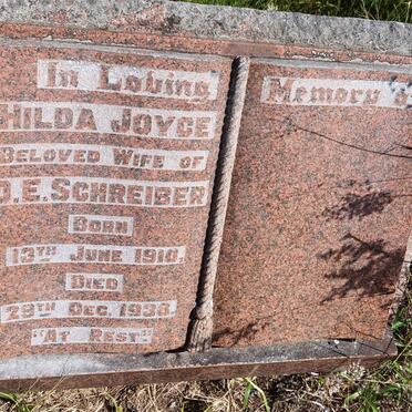 SCHREIBER Hilda Joyce 1910-1938