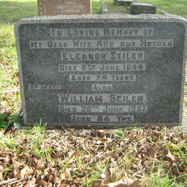 SIELER William -1957 &amp; Eleanor -1944