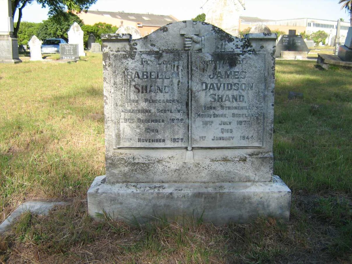 SHAND James Davidson 1872-1944 &amp; Isabella 1869-1939