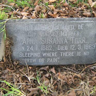 TORR Anna Susanna 1882-1963