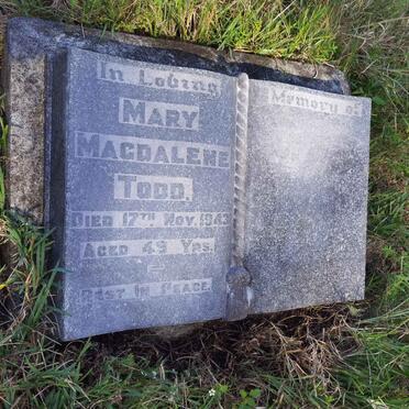 TODD Mary Magdalene -1943
